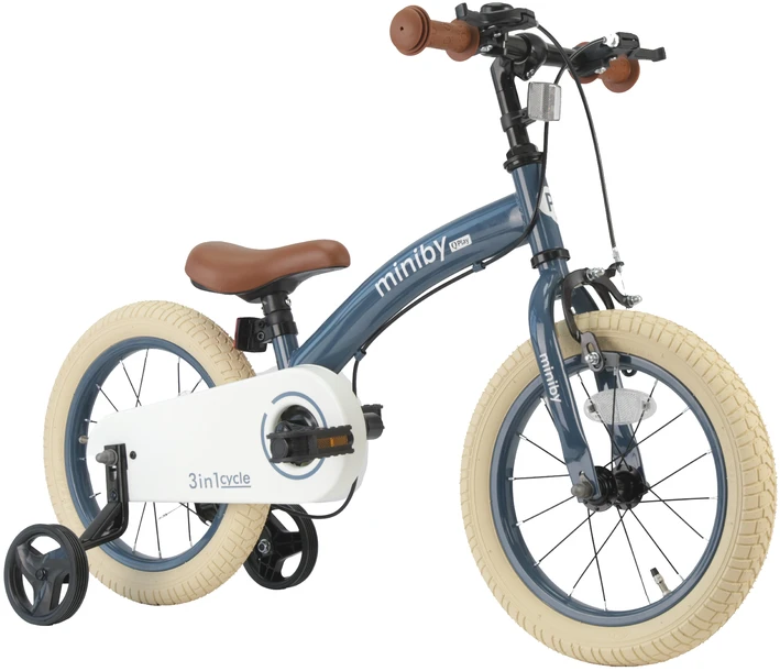 Двоколісний велосипед Qplay Miniby 3в1 Greyish-Blue (CB01MiniByGreyish-Blue)